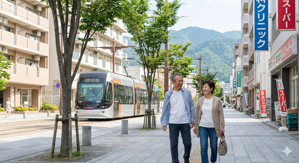 コンパクトシティへの移住イメージ