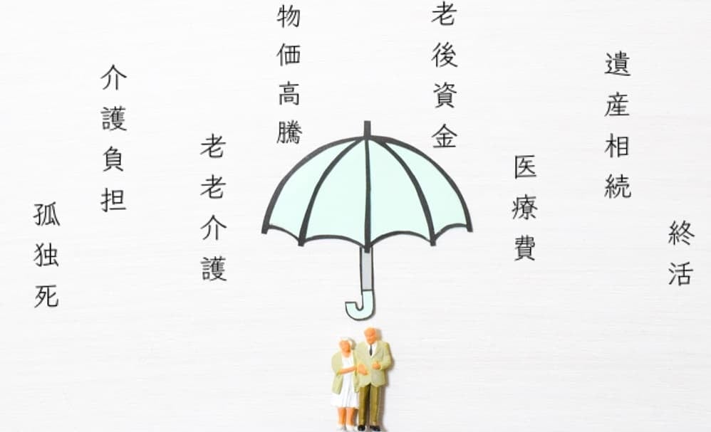 介護問題のイメージ図