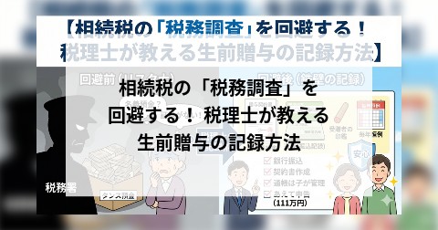 相続税の「税務調査」を回避する！ 税理士が教える生前贈与の記録方法